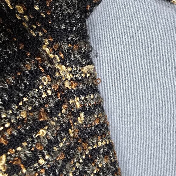 Sag Harbor Brown Jacket Preppy Plaid Long Sleeves Button Up Womens Size 24W Coat - Picture 8 of 11